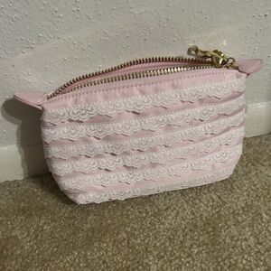 Stoney Clover Elegant Pink Lace Pouchette